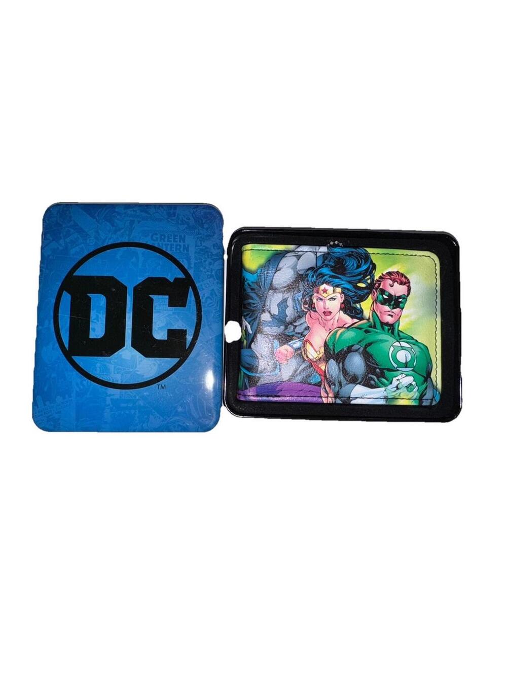 Buckle-Down Bi-fold Wallet Batman Wonder Woman Green Lantern